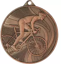 Bronzinis medalis - dviračių sportui - plieno medalis