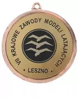 Metalo medalis su graviravimu ant laminato