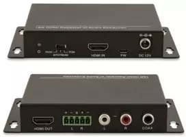 Stoltzen SHAD3 HDMI garso išskyrimo įrenginys - HDMI įėjimas - HDMI + RCA + COAX + subalansuotas garso signalas