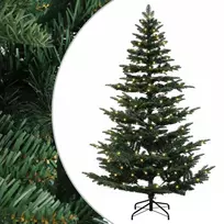 Dirbtinė Sulankstoma Kalėdų Eglutė 150 cm 150 LED Šilta balta
