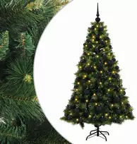 Dirbtinė kalėdinė eglutė su rutuliuku 210 cm 300 LED