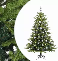 Dirbtinė Kalėdų eglutė su burbulais 150 cm 150 LED Šilta balta