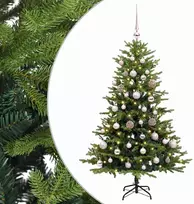 Dirbtinė Kalėdų eglutė su burbulais 150 cm 150 LED Šilta balta