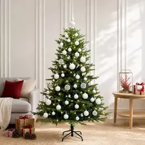 Dirbtinė Kalėdų eglutė su burbulais 150 cm 150 LED Šilta balta