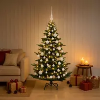 Dirbtinė kalėdinė eglutė su rutuliuku 150 cm 150 LED