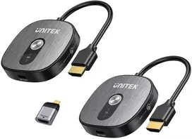 UNITEK WIRELESS TRANSMITTER HDMI 4K & RECEIVER KIT