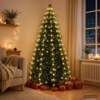 Kalėdų eglutės lemputės 180 LED Šilta balta 180 cm