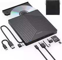 ORIGBELIE išorinis CD/DVD įrašymo įrenginys USB 3.0, USB-C, 8x DVD, BT669
