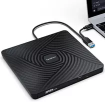 PeroBuno išorinis CD/DVD įrenginys USB 3.0 su USB-A ir USB-C jungtimis BT620