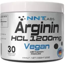 Amino rūgštys NNT Arginin HCL 1200 mg 150 kapsulių
