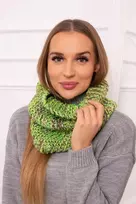Moteriška kaklo mova, neoninė žalia