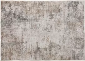 Kilimas su abstrakčiu raštu, skalbiamas, rudas, 300 × 200 × 0,5 cm