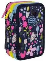 Forminis trijų skyrių penalas su priedais CoolPack Jumper 3 IN THE GARDEN