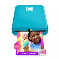 Kodak STEP Momentinis mobilus nuotraukų spausdintuvas spalvotas ZINK 2×3” 1 ppm, Bluetooth, Mėlyna