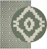 Kilimas OLITE Natūrali ir žalia 160 x 230 cm PET