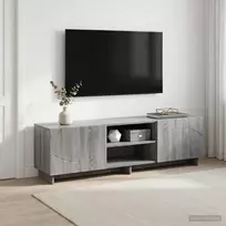 TV staliukas Televizoriaus stovas 140 x 34,5 x 40 cm Pilka Sonoma