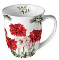 Ambiente Puodelis iš porceliano 0,4l, Žydintys amariliai