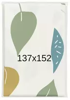 Staltiesė PVC, 75gr įvairių raštų 137x152cm