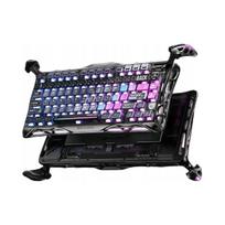Belaidė mechaninė klaviatūra GravaStar Mercury K1 Pro Cyberpunk