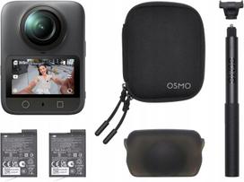 Veiksmo kamera DJI Osmo 360 Essential su 8K, 360°, 2 akumuliatoriai, 1,2 m lazda