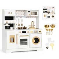 Vaikiška virtuvėlė, virtuvės prietaisų rinkinys EcoToys TL106009, balta sp.