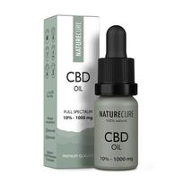Nature Cure pilno spektro CBD aliejus 10 %, 1000 mg CBD, 10 ml