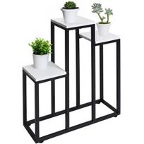 Gėlių stovas su 3 platformomis, 67 x 51 x 17,5 cm, 20 kg apkrova
