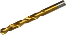 Geko HSS grąžtas metalui G39540, 4mm, titano danga, savarankiškas centravimas, mažina trintį