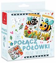 Dėlionė "sujunk Puse" Laukinių Gyvūnų 12 Detalių