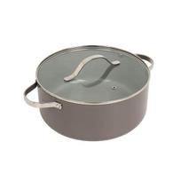 Maestro puodas 24 cm, 4.1 l, su dviguba keramine danga