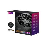 1STPLAYER ACK, 750W, 80 PLUS Bronze, ATX 3.1, PCIe 5.1 maitinimo blokas, juodas