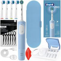 ELEKTRINIS DANTŲ ŠEPETĖLIS ORAL-B VITALITY PRO D103 BLUE, DIDELIS RINKINYS