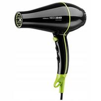 Profesionalus plaukų džiovintuvas Eurostil Neo 3840 Ionic, 2200 W, juodas, su 2 antgaliais