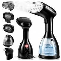 Maltec HDS5000W rankinis drabužių garintuvas ir garinis lygintuvas, 7 viename, su priedais ir kelnių kantų segtuku