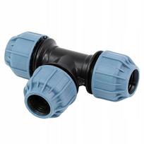 Elysee Irrigation prisukamas PE vamzdžių trišakis 25 × 25 × 25 mm, PN10