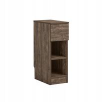 „SoBuy“ naktinis staliukas su stalčiumi ir lentynomis, 35 × 60 × 20 cm, FBT111-SN