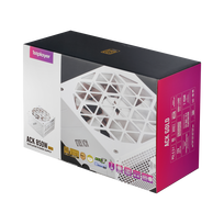 1STPLAYER ACK, 850W, 80 PLUS Gold, ATX 3.1, PCIe 5.1, modulinis maitinimo blokas, baltas
