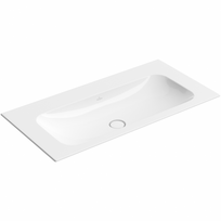 Baldinis praustuvas Villeroy & Boch Finion 100x50 cm, be skylės maišytuvui, su CeramicPlus danga