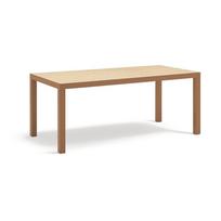 Valgomojo stalas su ąžuolo masyvo stalviršiu 75x180 cm Alma – Teulat