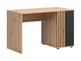 Rašomasis stalas Vabres, 120x60x76.5 cm, rudas/juodas