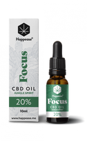 Happease Focus CBD aliejus Jungle Spirit 20 %, 2000 mg CBD, 10 ml