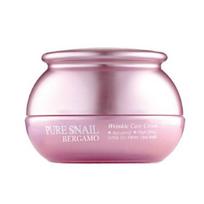 a0661 Bergamo gryno sraigės raukšlių priežiūros kremas 50g Snail Wrinkle Care Cream gray