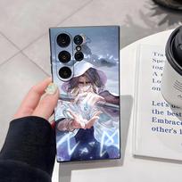 A-Arcane V-VictorS Phone Case For Samsung S26 Ultra S25 Edge Ultra S23 S22 S21 S20 Ultra Plus S24 Fe Glass Cover Samsung S22 gray