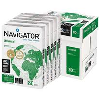 Biuro kopijavimo popierius Navigator A4 80g/m, 5 x 500 lapų, 1 dėžė