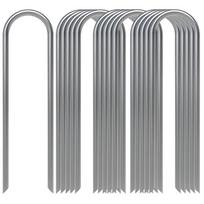 Metalinis vėjo kuoliukas Sunkus U formos kuoliukas Nešiojamas į žemę tvirtinamas įrankis 5Pcs