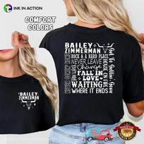 Bailey Zimmerunisex New To Country Summer Tour 2025 T Shirt L white