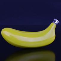5 uncijų nerūdijančio plieno bananų vyno butelis, vyno viskio puodo butelis, klubo kolbos, girdykla, alkoholio butelis, nešiojamas gėrimų butelis onesize yellow