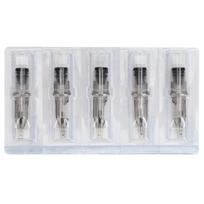 10pcs 2ml Tattoo Ballpoint Pen Cartridges Liner Shader 0.5mm Tip Ball Pen Cartridges for Practice Black white