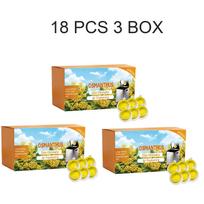6x Osmanthus Trash Can Deodorizer Eliminate Unpleasant Odor Long Lasting Fresh Scent Air Freshener Sticker for Kitchen Bathroom white
