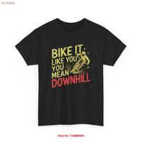 Bike It T Shirt Funny Downhill Mtb Mountain Biking Ride Like You Mean Vintage Graphic Soft Stylish Versatile Vintage 4XL beige
